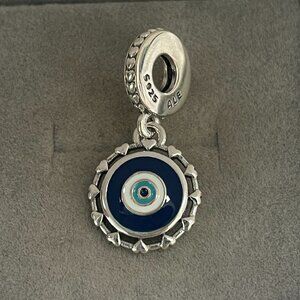 Pandora Evil Eye Silver Dangle Charm